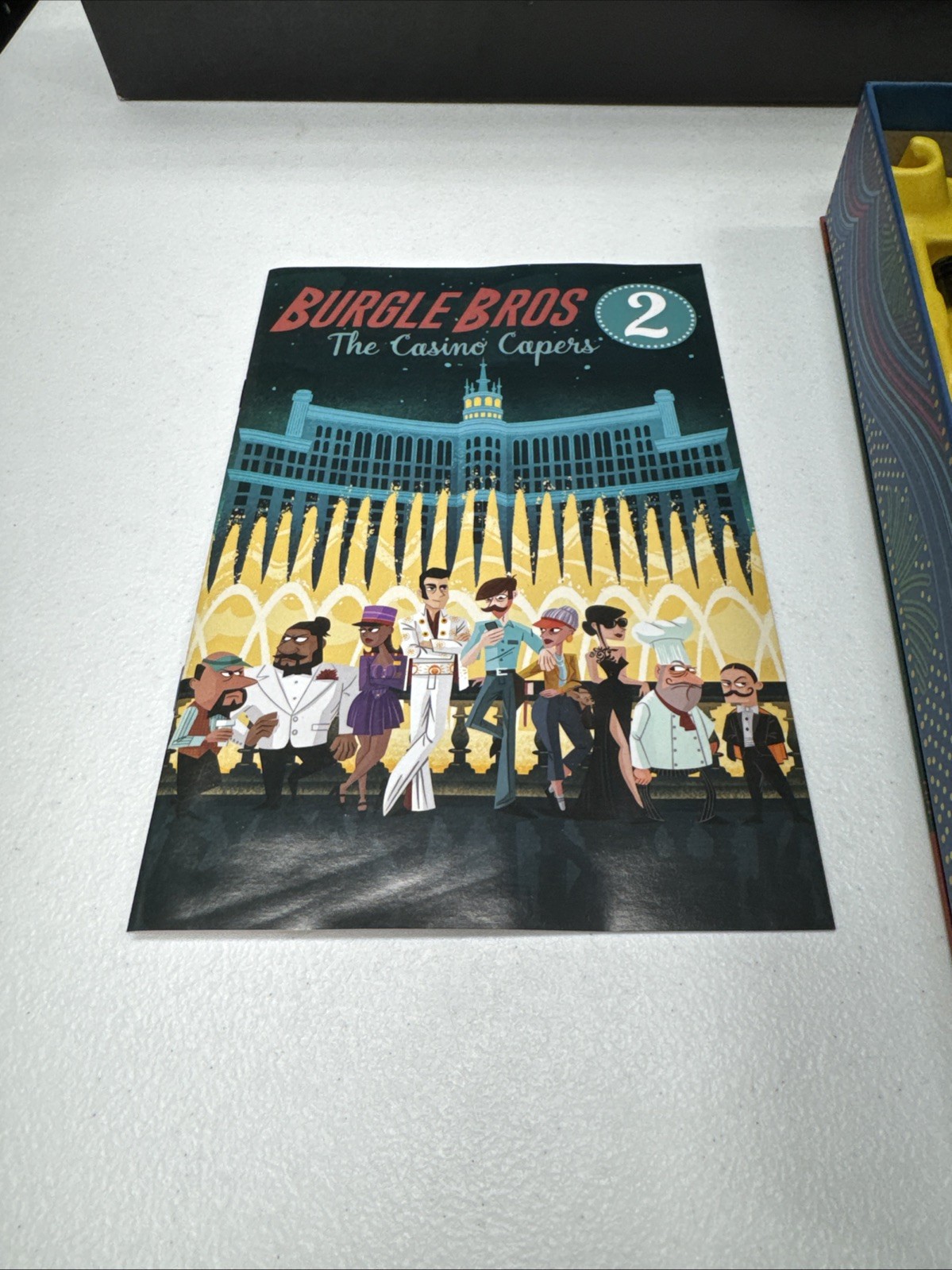 Fowers Games BURGLE BROS 2: THE CASINO CAPERS board game used ng52008