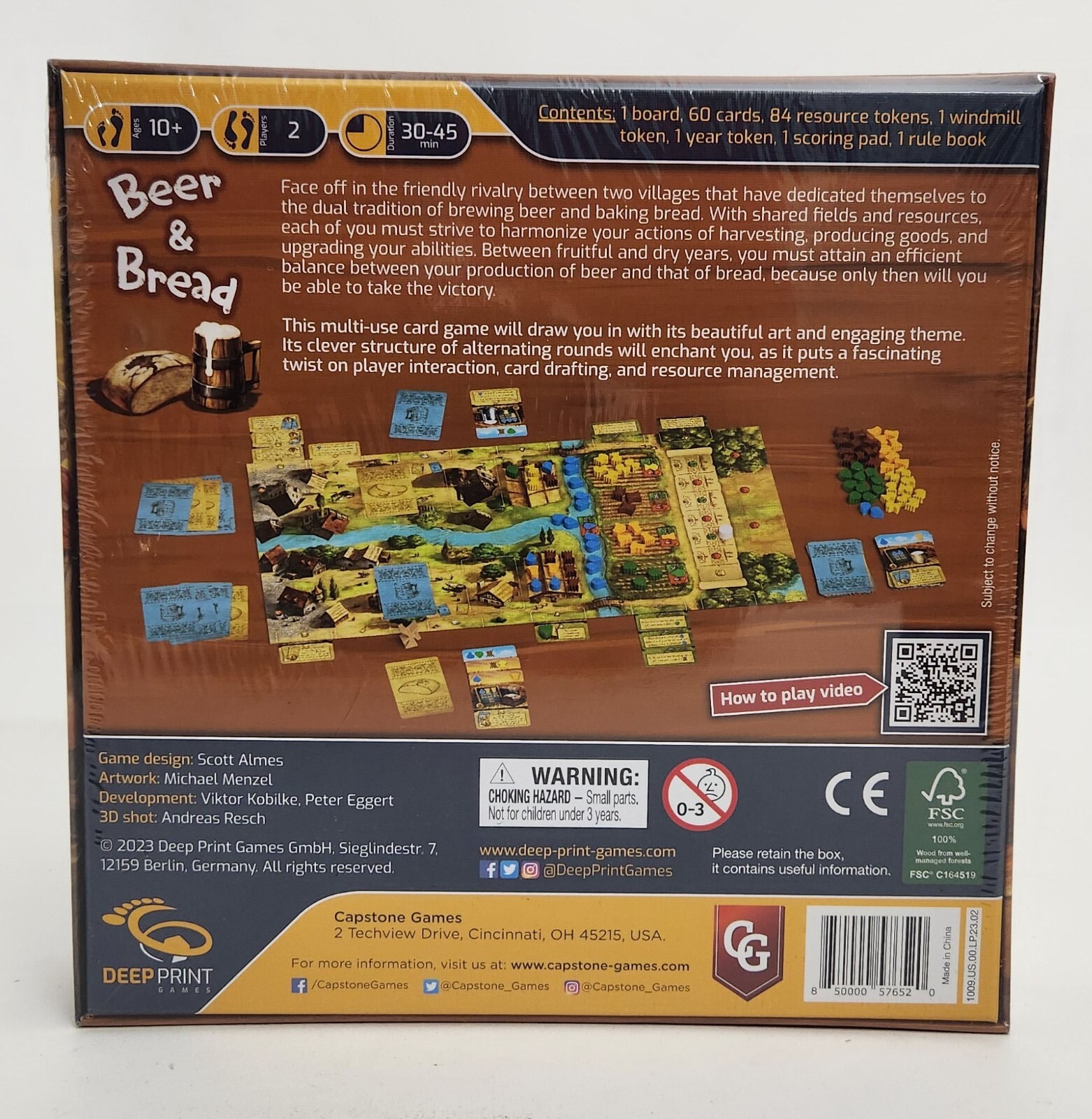 Beer and Bread by Capstone Games SEALED