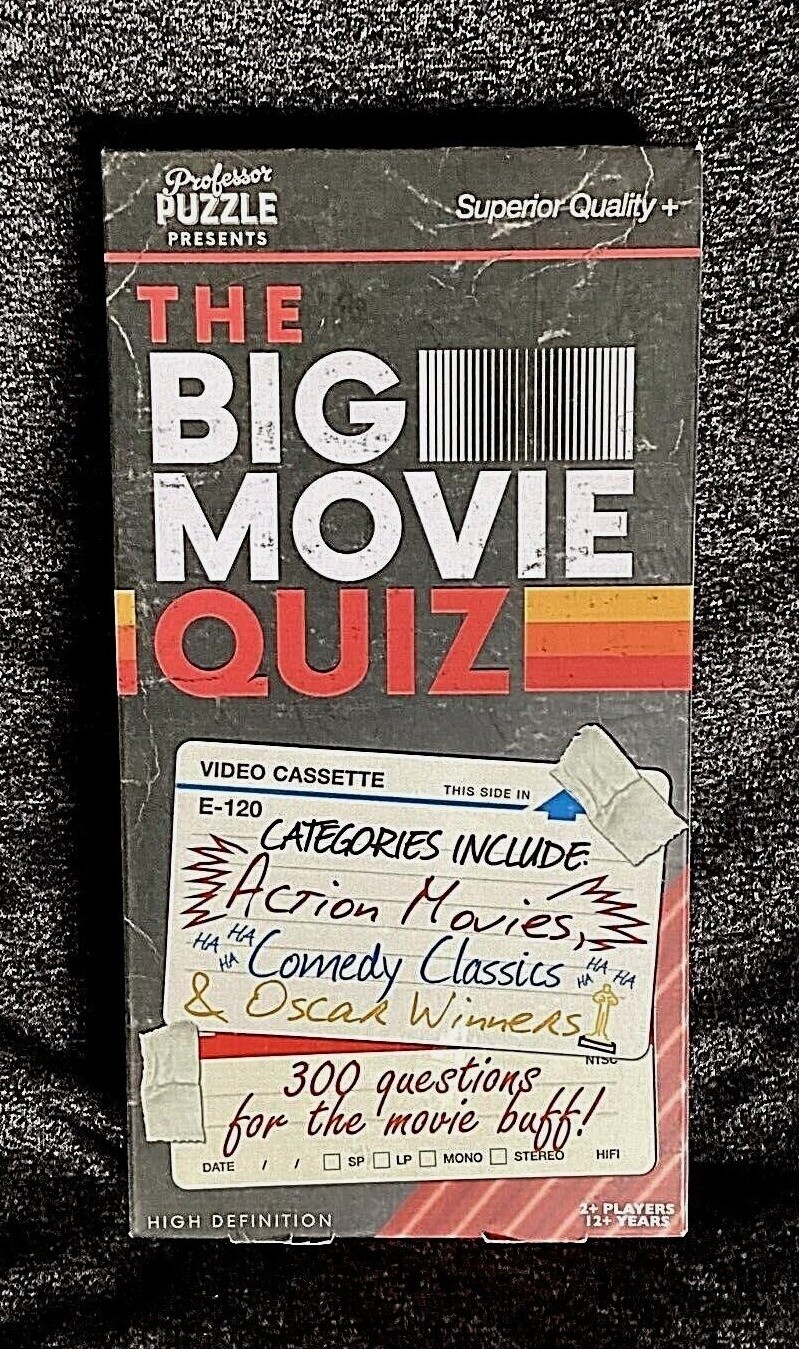 The Big Move Quiz. 300 Movie Trivia Questions. For 2+ players, For 12 Years +