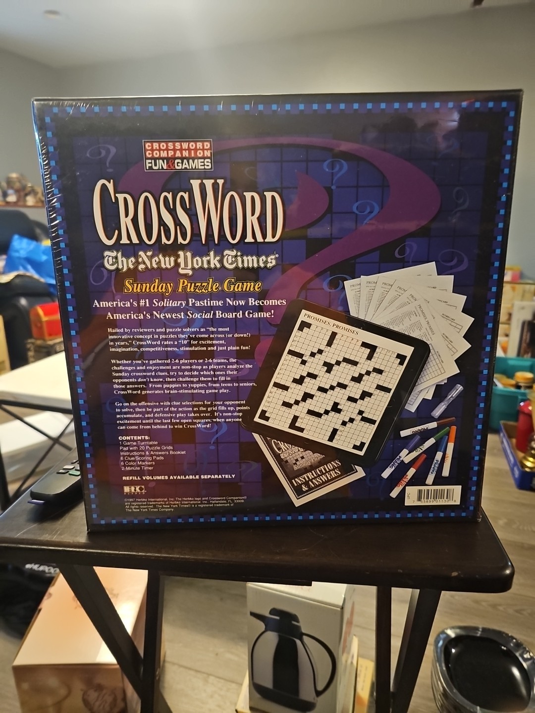 VINTAGE Crossword “The New York Times” Sunday Puzzle Game 1997