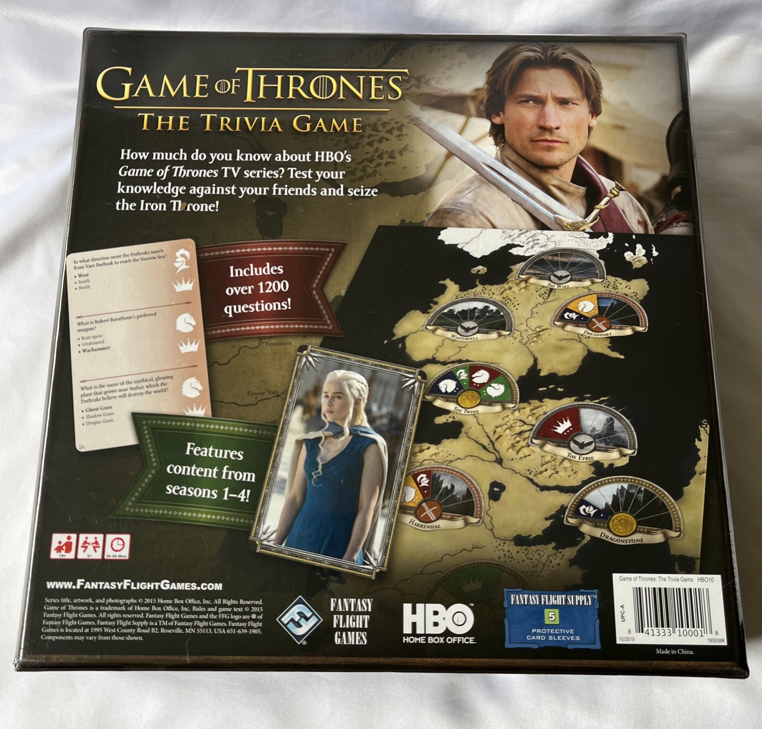 Game Of Thrones The Trivia Game – HBO (2015) – Seasons 1-4 – NEW Sealed