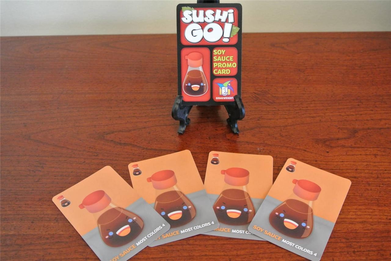 SUSHI GO! – SOY SAUCE Expansion Promo Preorder Bonus Boardgame GAMEWRIGHT
