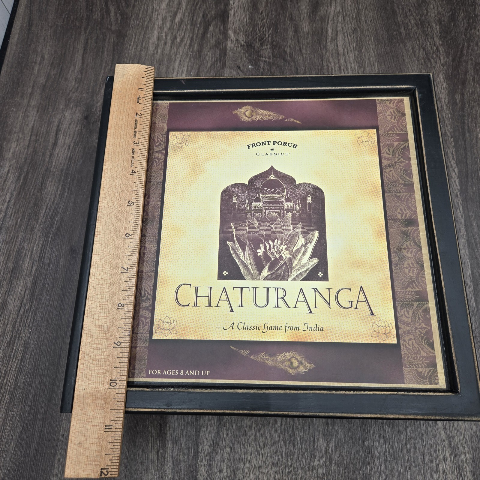 Chaturanga Classic Indian Strategy Game Front Porch Classics Wooden Box