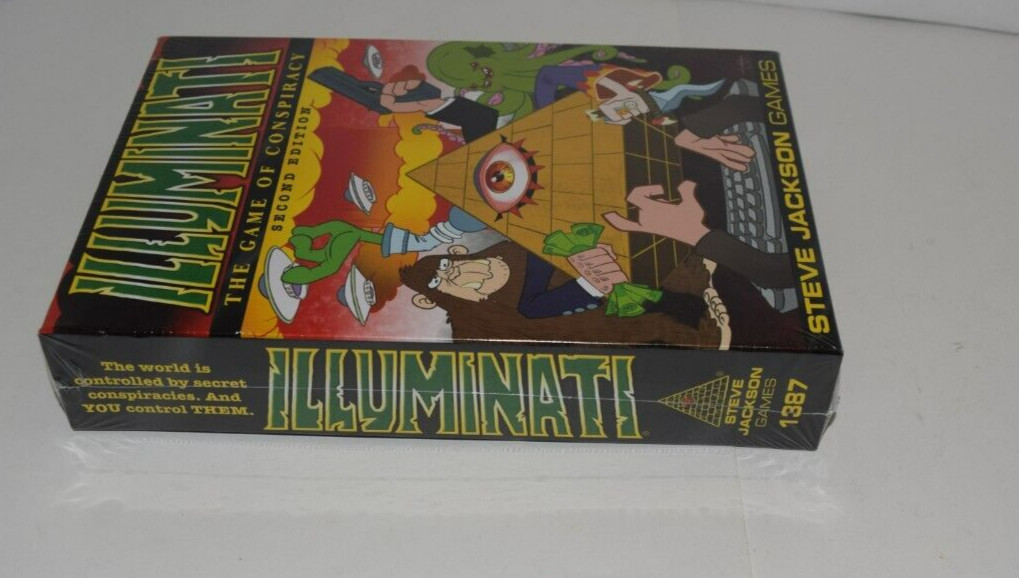 Illuminati 2nd Edition The Game Of Conspiracy Steve Jackson Games SJG 1387 Card