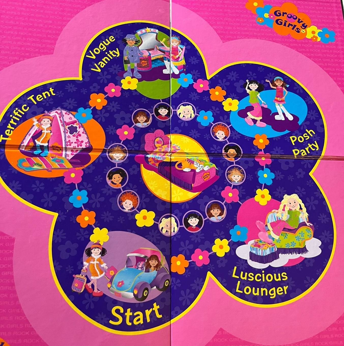 Vintage Groovy Girls ~ Best Friends Sleepover Game in Tin Box