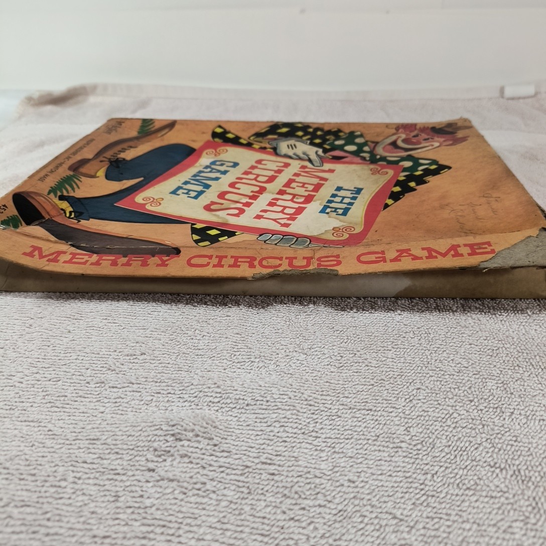 Vintage Merry Circus Game 4536 Phillips Publishers In Action Board Box Original