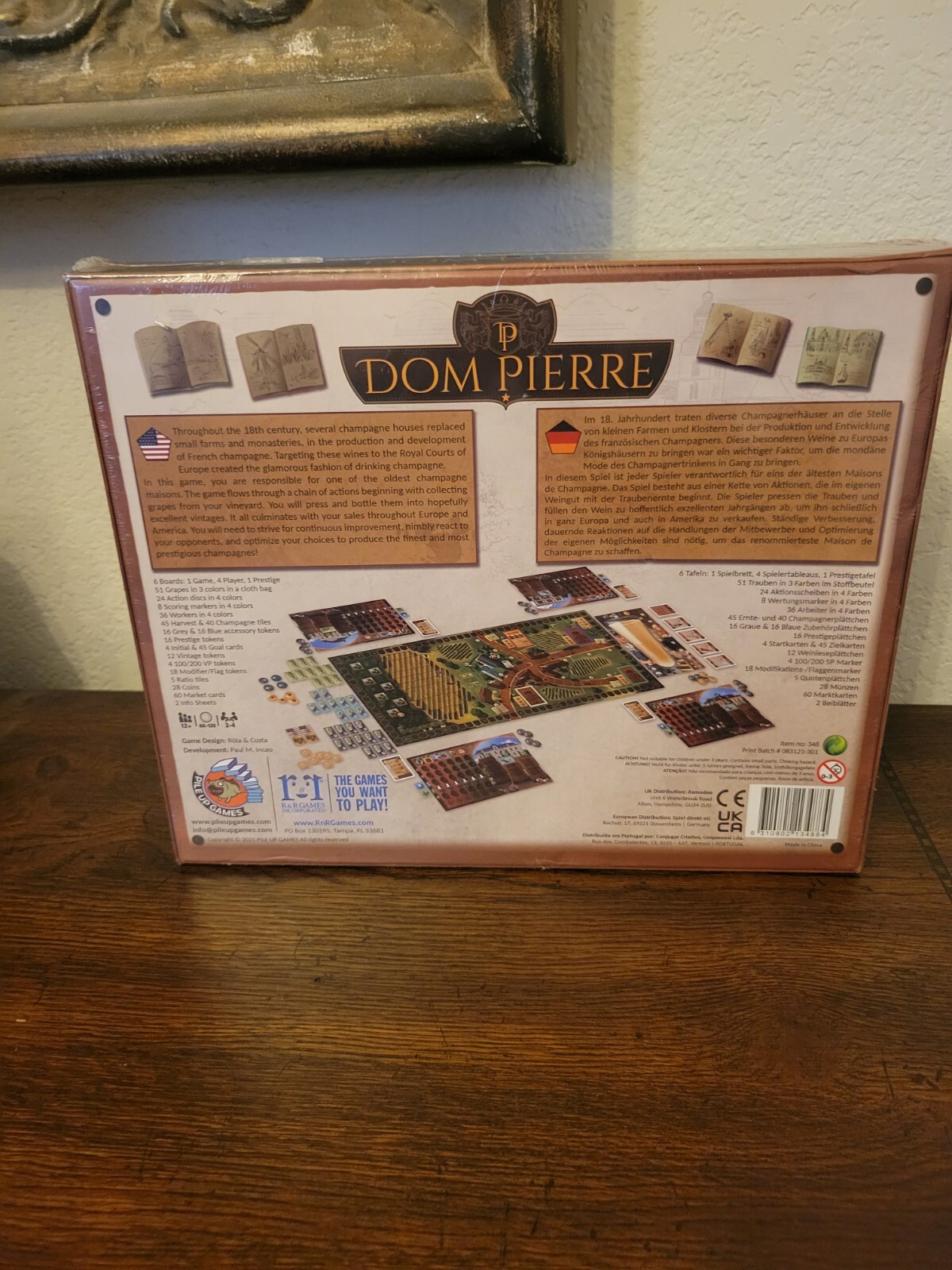 Dom Pierre Board Game New