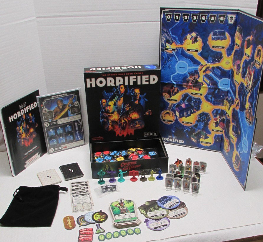Ravensburger Horrified Universal Monsters Strategy Board Game – Complete