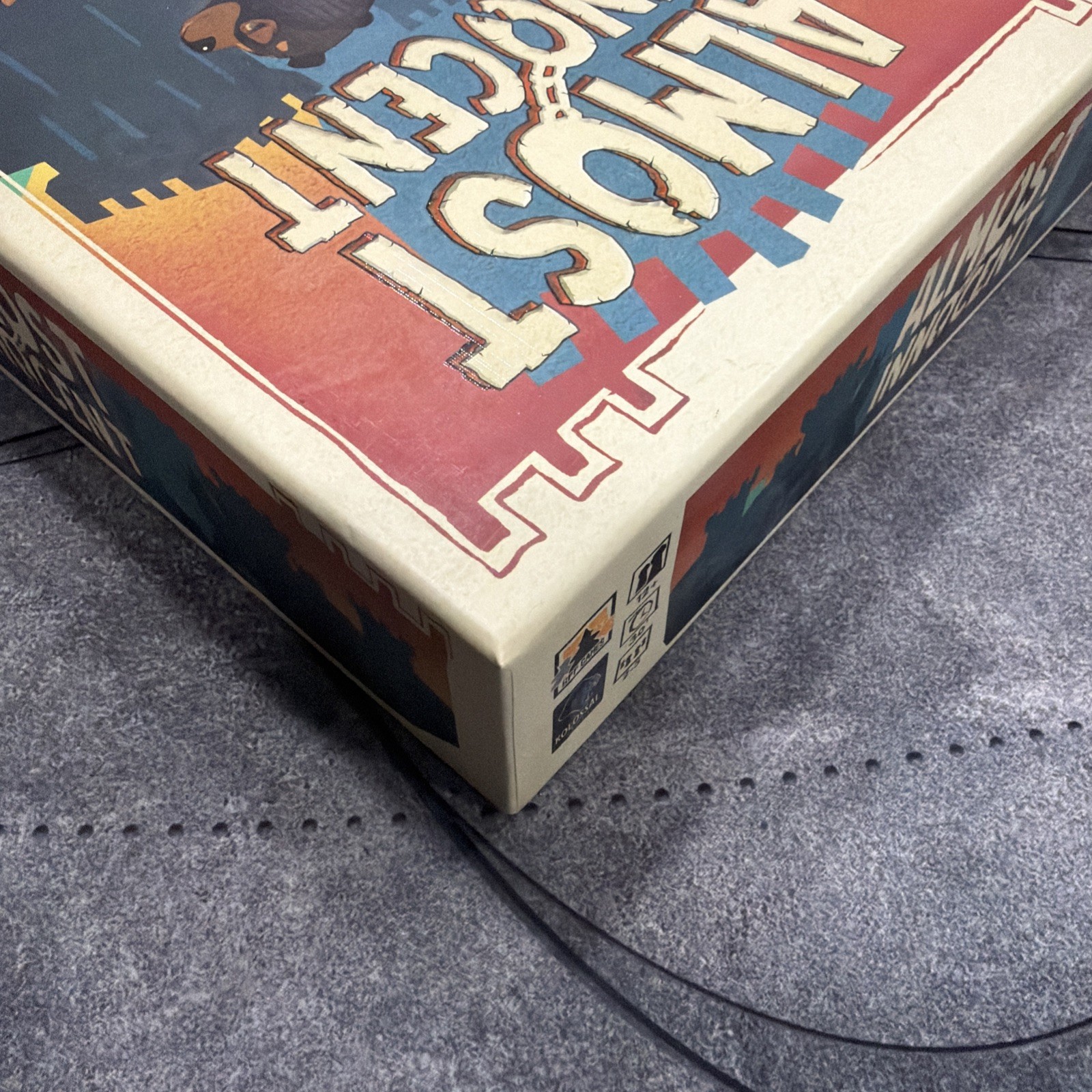 Almost Innocent Board Game Kickstarter Deluxe Edition BFF Kolossal Games Unplaye