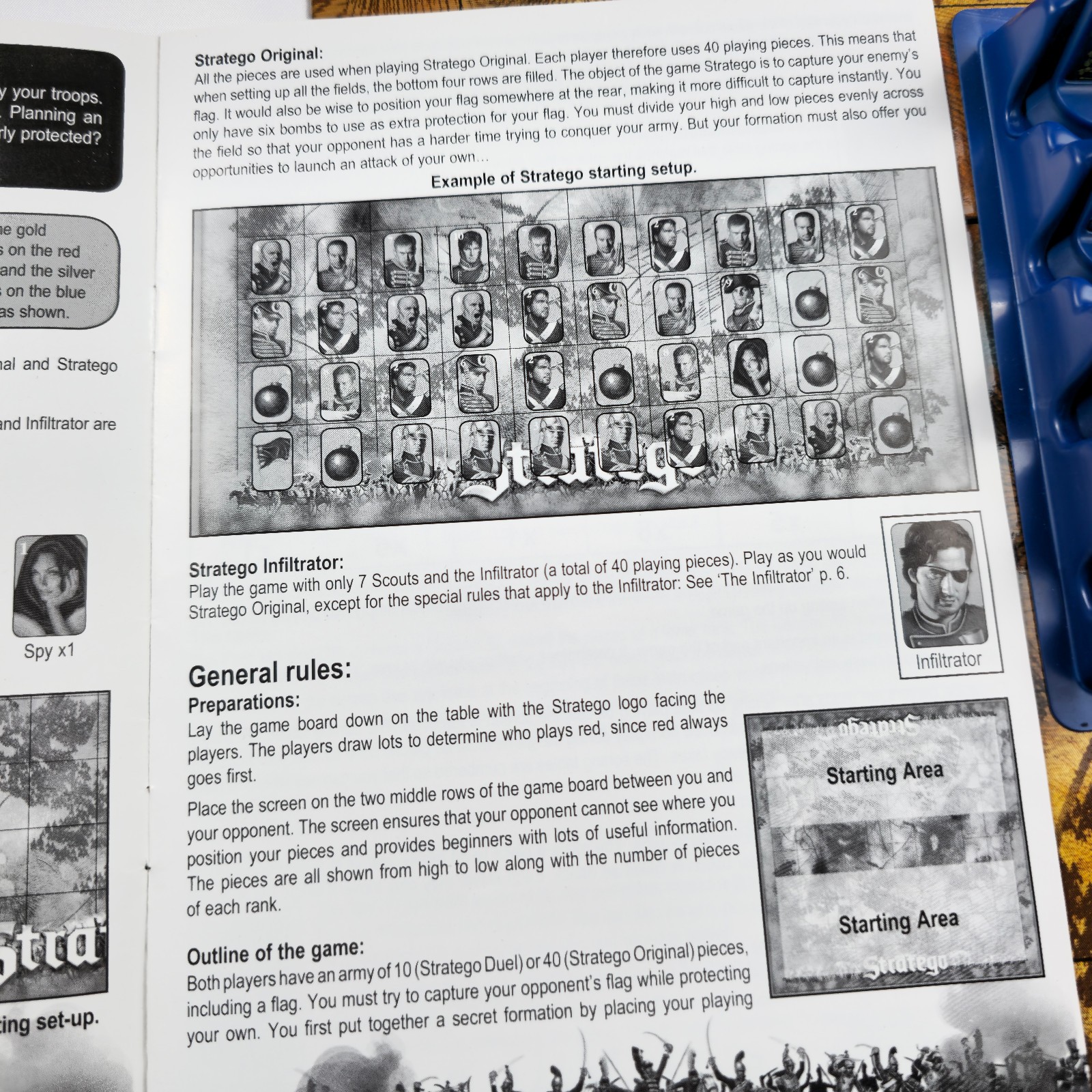 Stratego Original Classic Game of Battlefield Strategy Patch Products Complete
