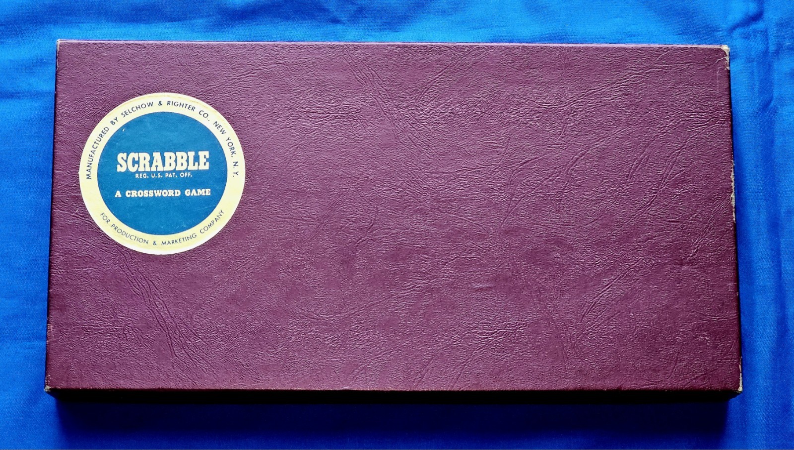 Vintage 1948-1953 Scrabble Board Game 100pc COMPLETE Wood Tiles Selchow Righter