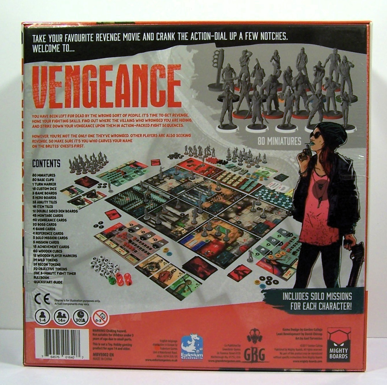Vengeance w/ Kickstarter Exclusive Board Game Mighty Boards NEW