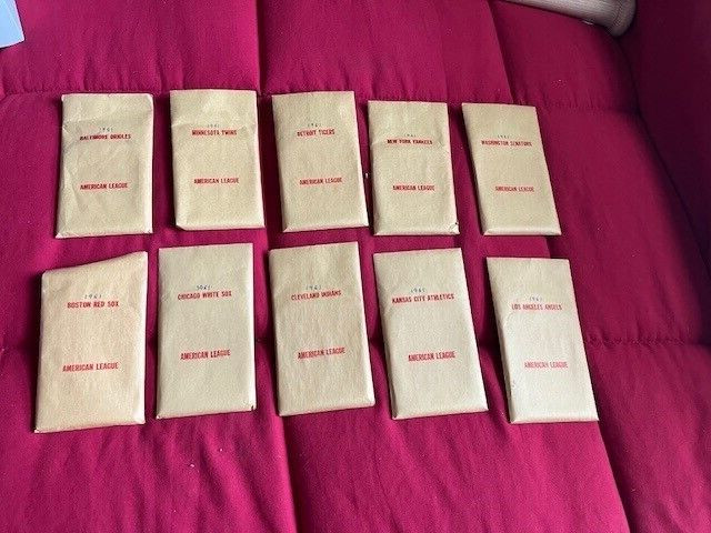 APBA 1961 Card Set with Roster Sheet and Original Box