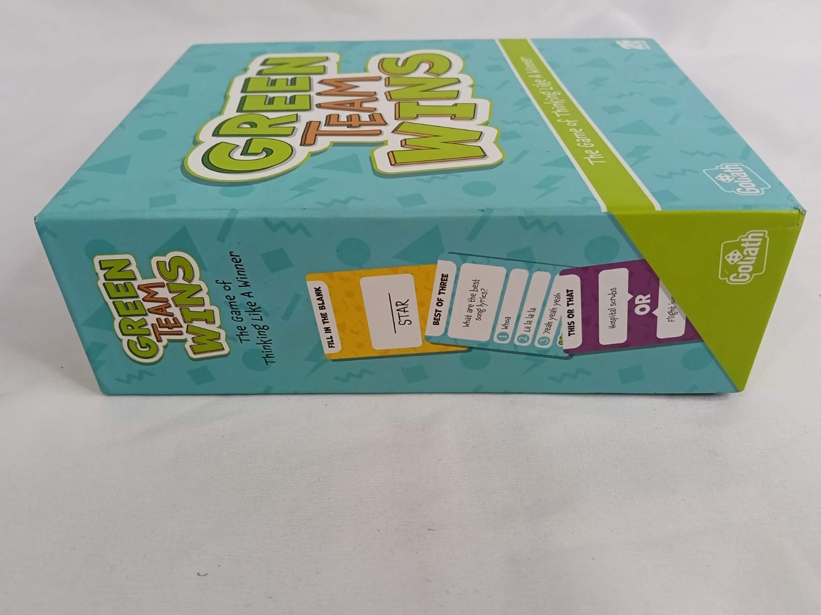 Green Team Wins The Game of Thinking Like A Winner Board Game 3-6 Players Party