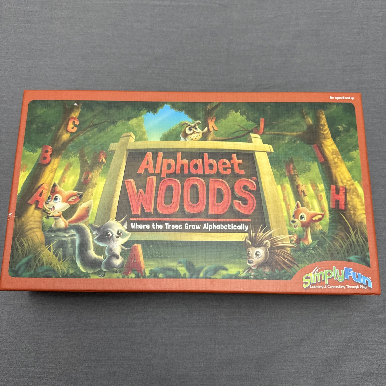 Simply Fun Boardgame Alphabet Wood Learning Game For Ages 5 And Up