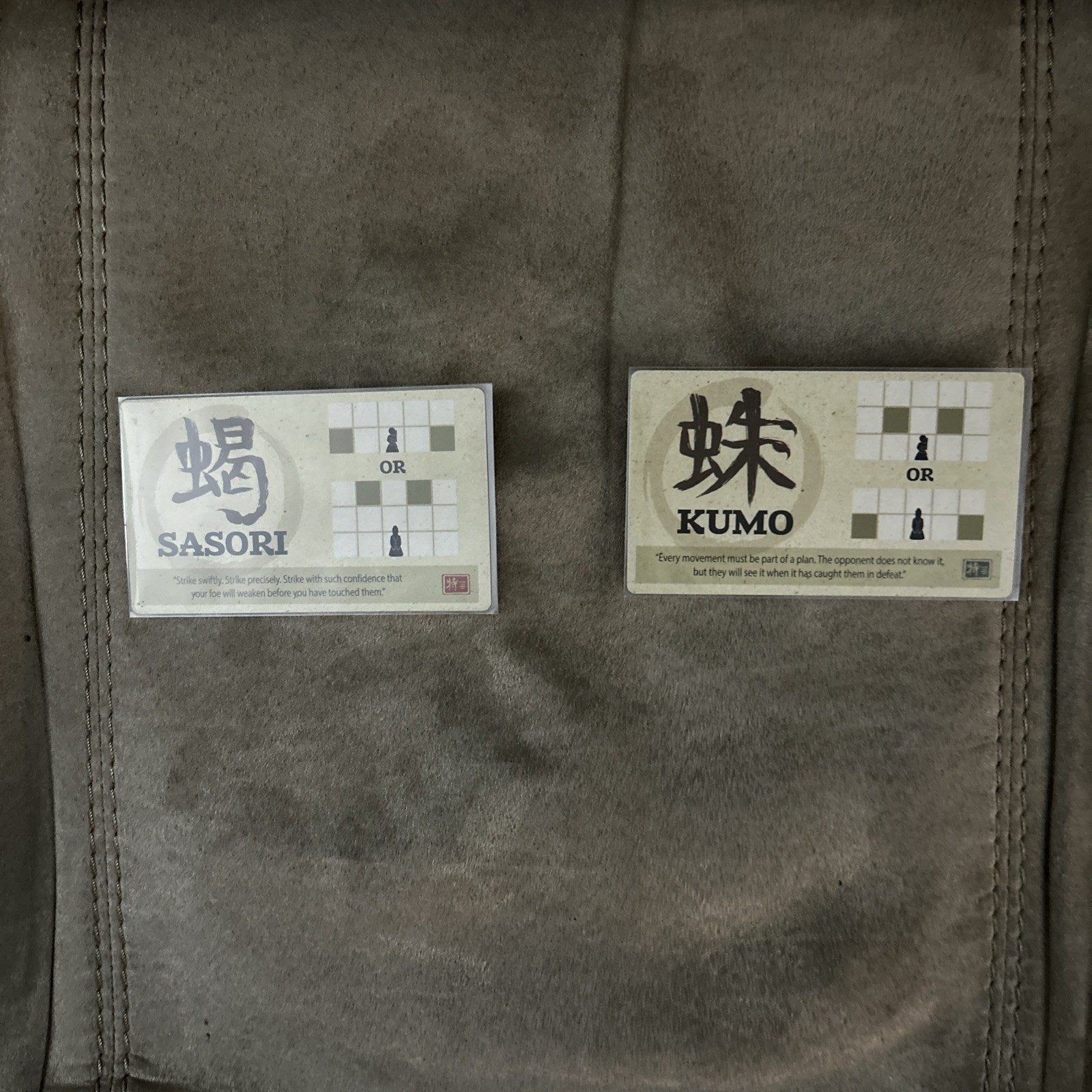 Arcane Wonders Onitama Kumo & Sasori Promo Cards