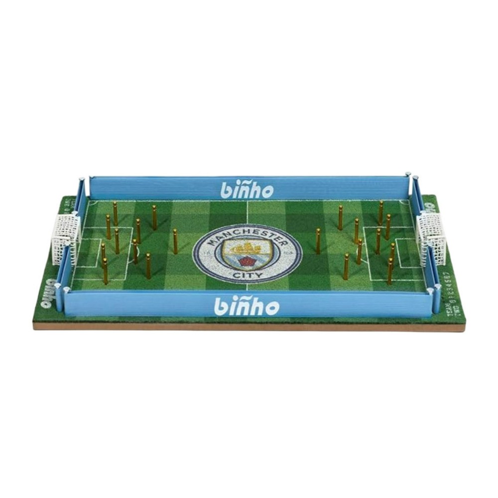 Binho Classic Manchester City FC Edition 2 Player Pinball Board Game