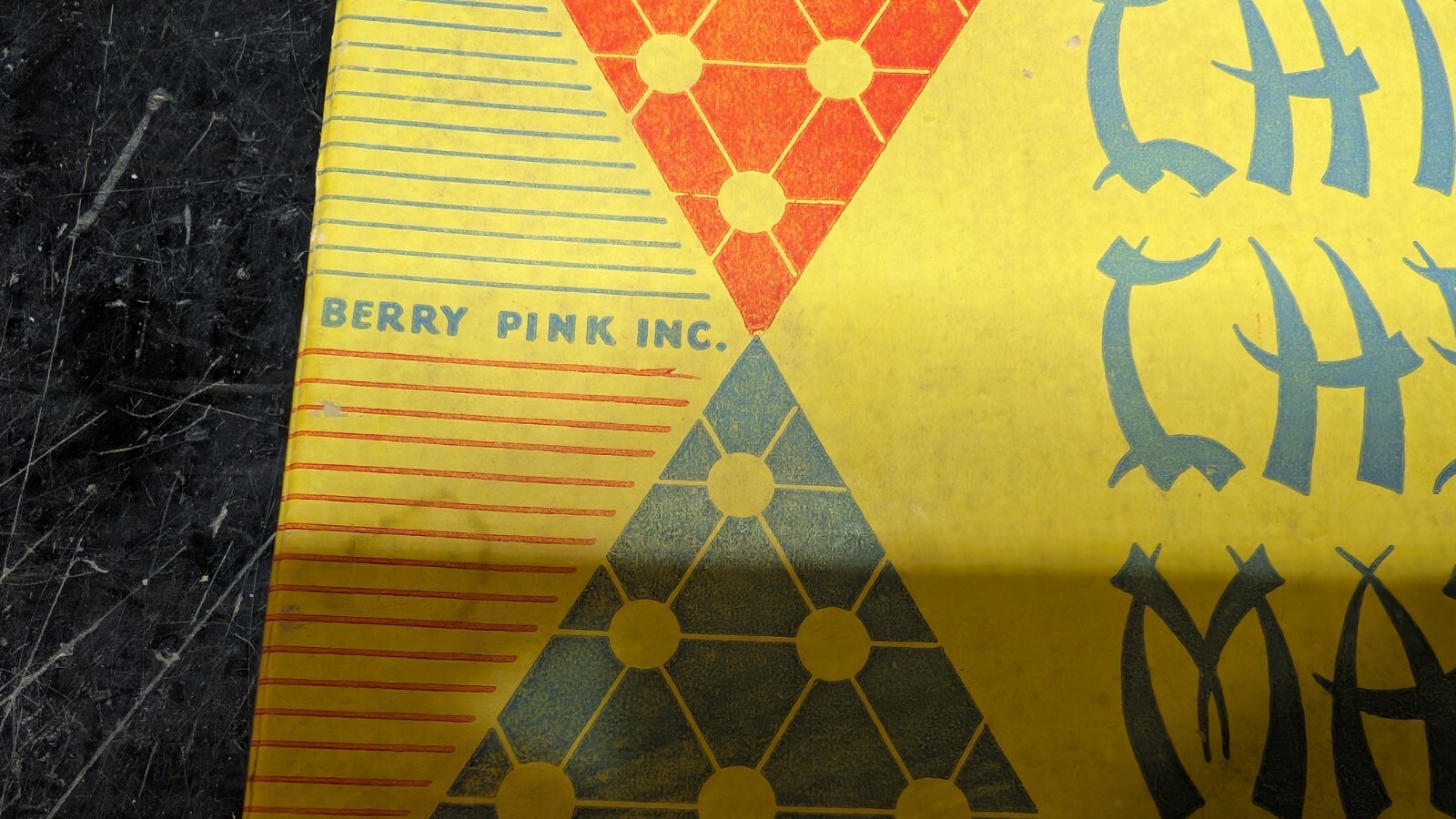Chinko Checko Marblo by Berry Pink, Inc New York, N.Y. Colored Glass Marbles