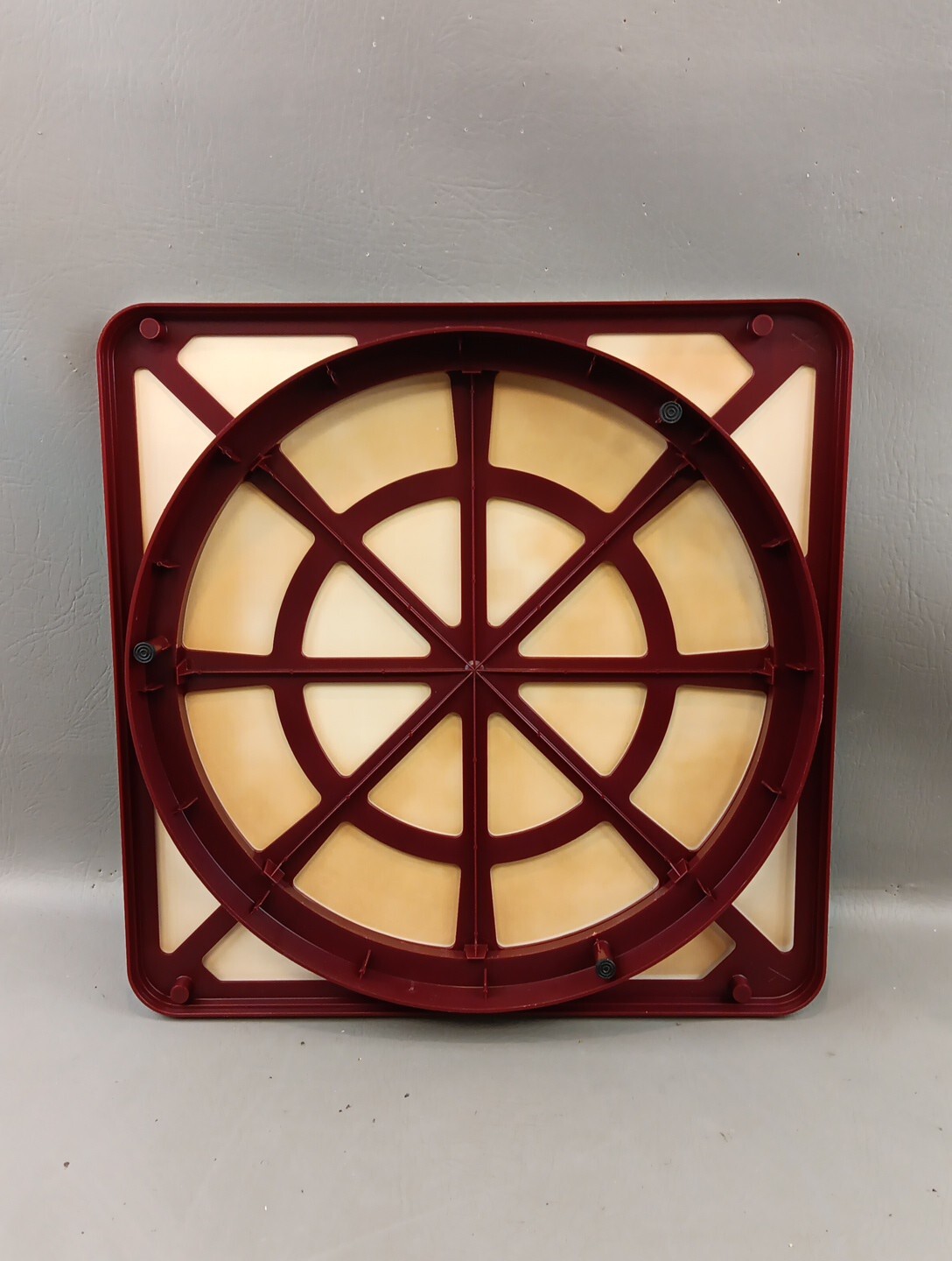 Scrabble Deluxe Edition 1989 Rotating Turntable COMPLETE #4034 Mahogany Tiles
