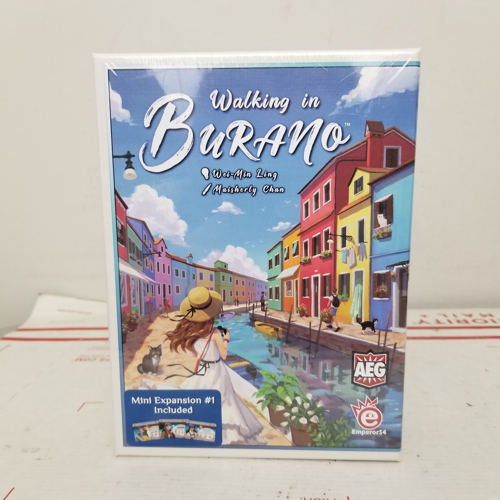Walking in Burano Board Game 2019 AEG Factory Sealed