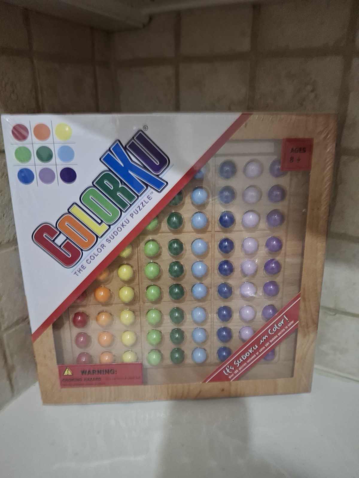 Colorku Wooden Sudoku Color Puzzle Game Multicolor Balls Mad Cave Birds 2006
