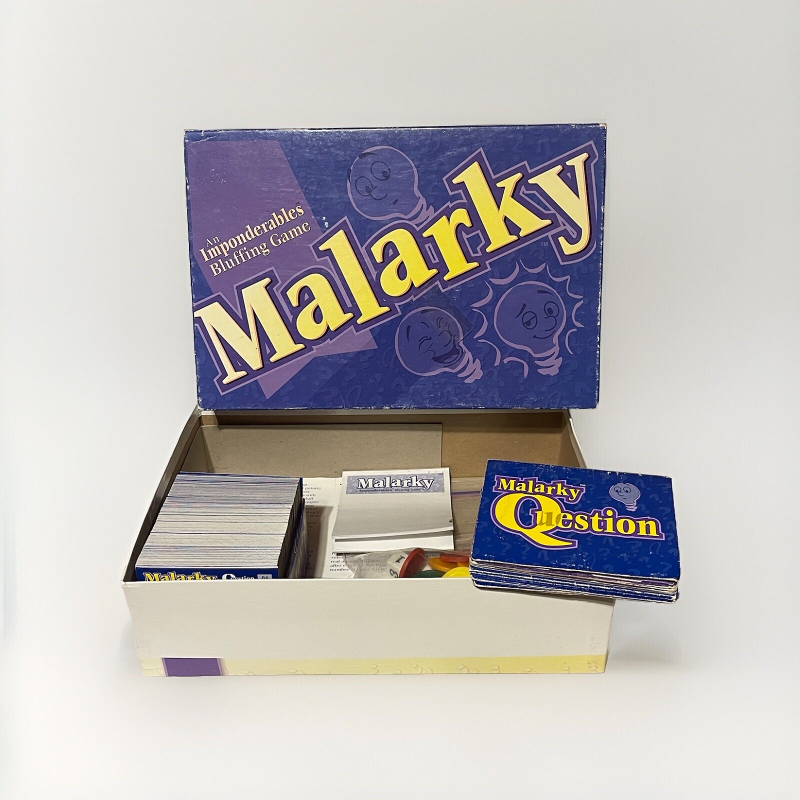 Vintage Malarkey An Imponderables Bluffing Game Night Fun By Patch Games 1998