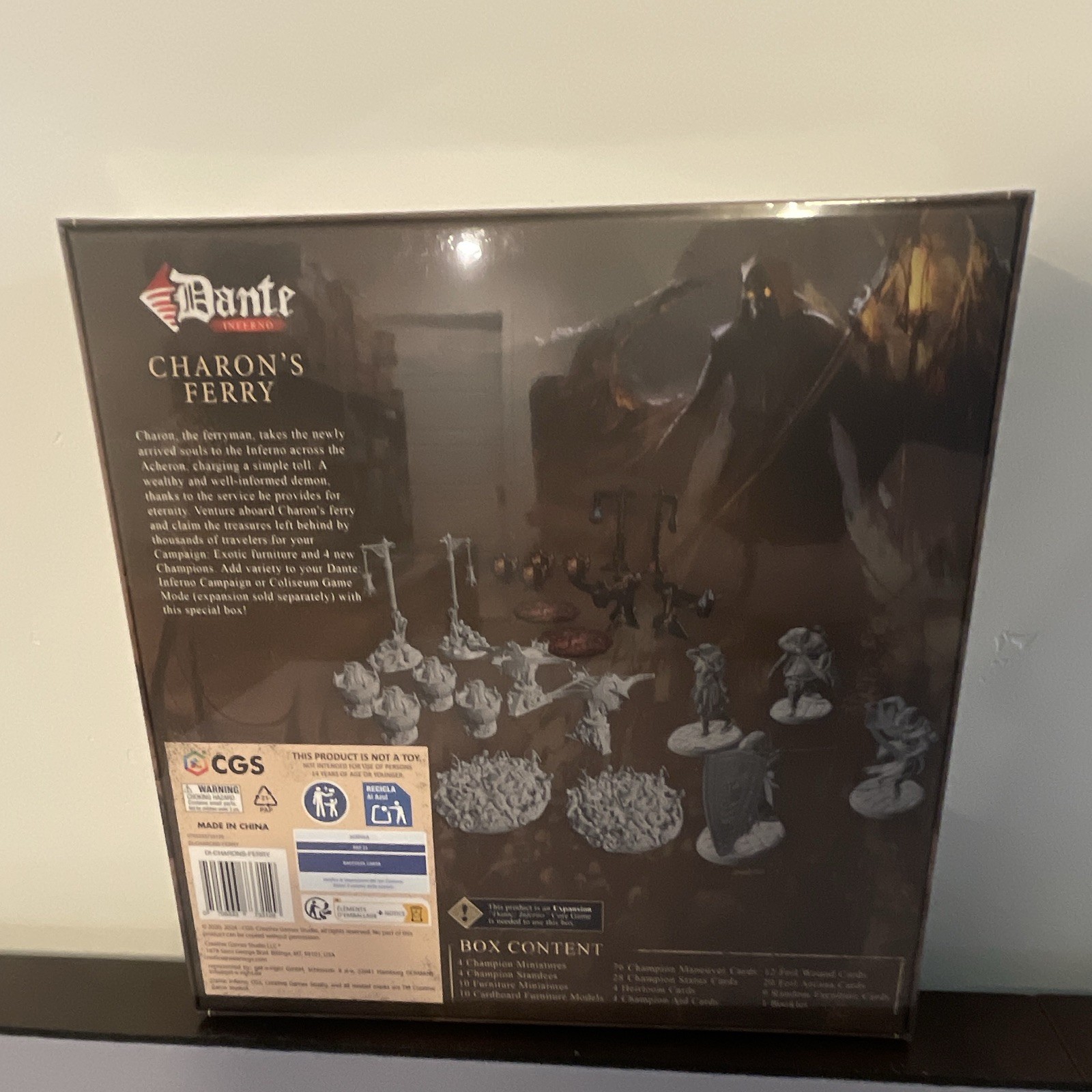 CMON Dante: Inferno – Charon’s Ferry Expansion Pack Miniatures, 1+ 14+