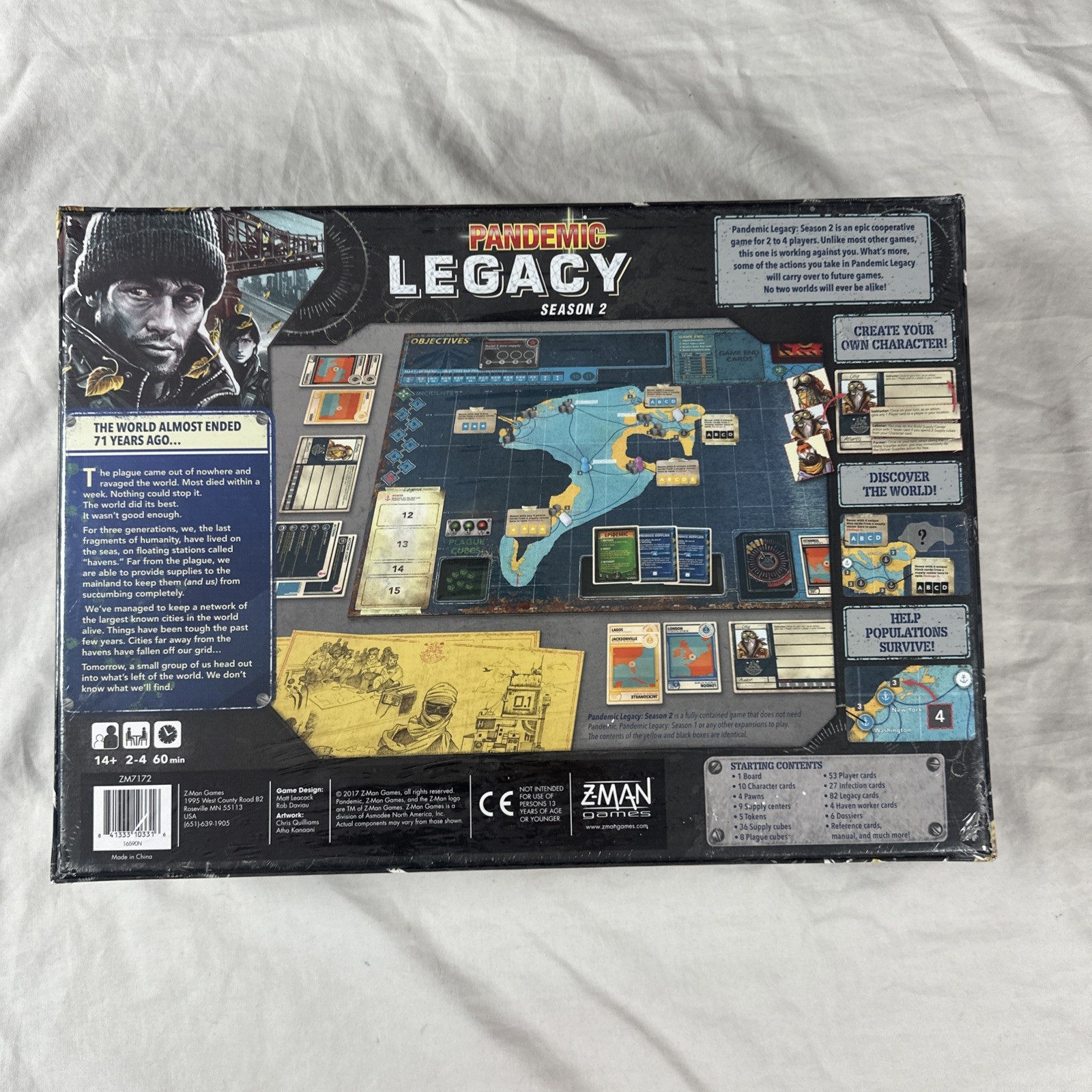 NEW Pandemic Legacy Season 2 Black Edition Board Game Z-Man Games Co-op Campaign