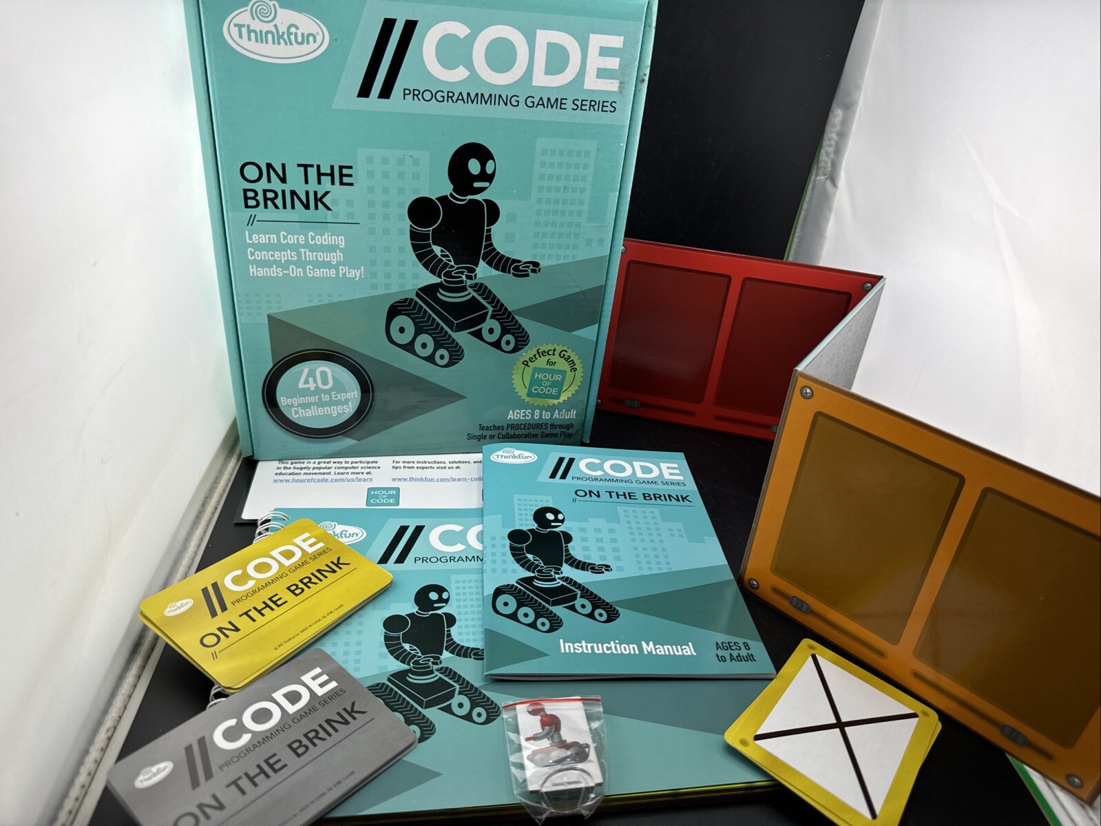 ThinkFun Code Programming Game Series – On The Brink – Core Coding Concepts STEM