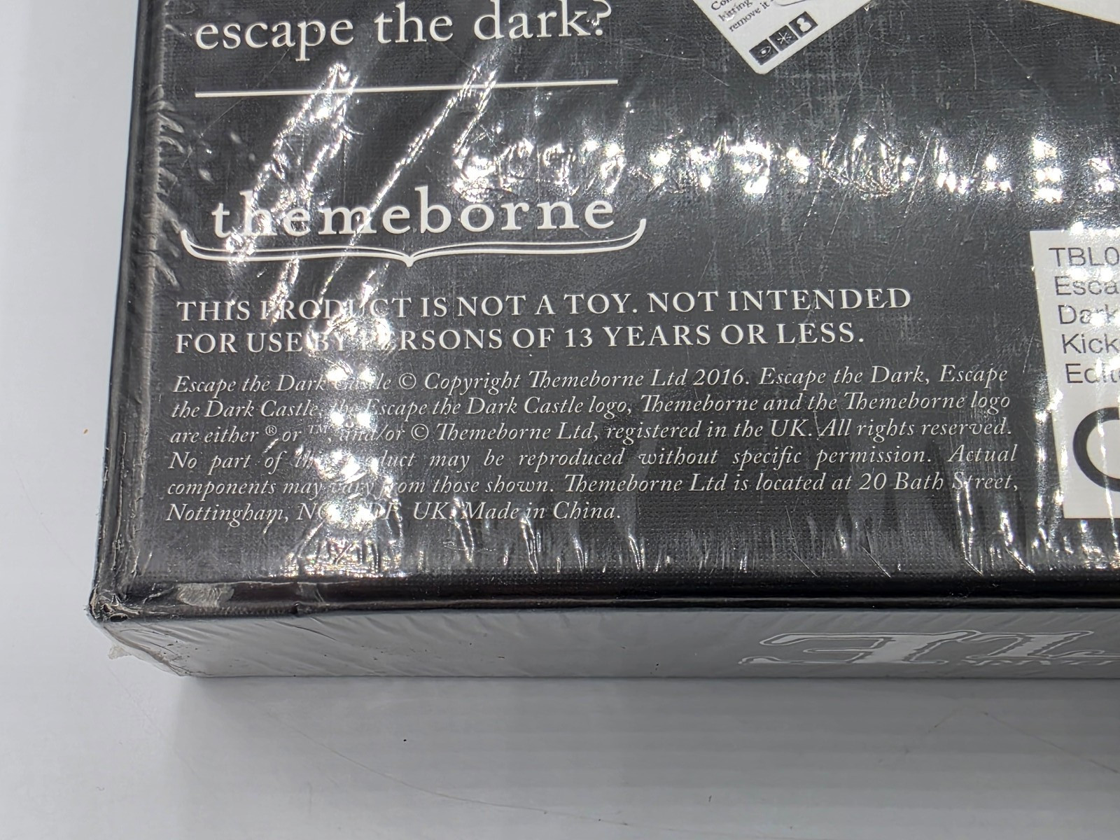 Themeborne Escape The Dark Castle Game Kickstarter Ed. TBL002