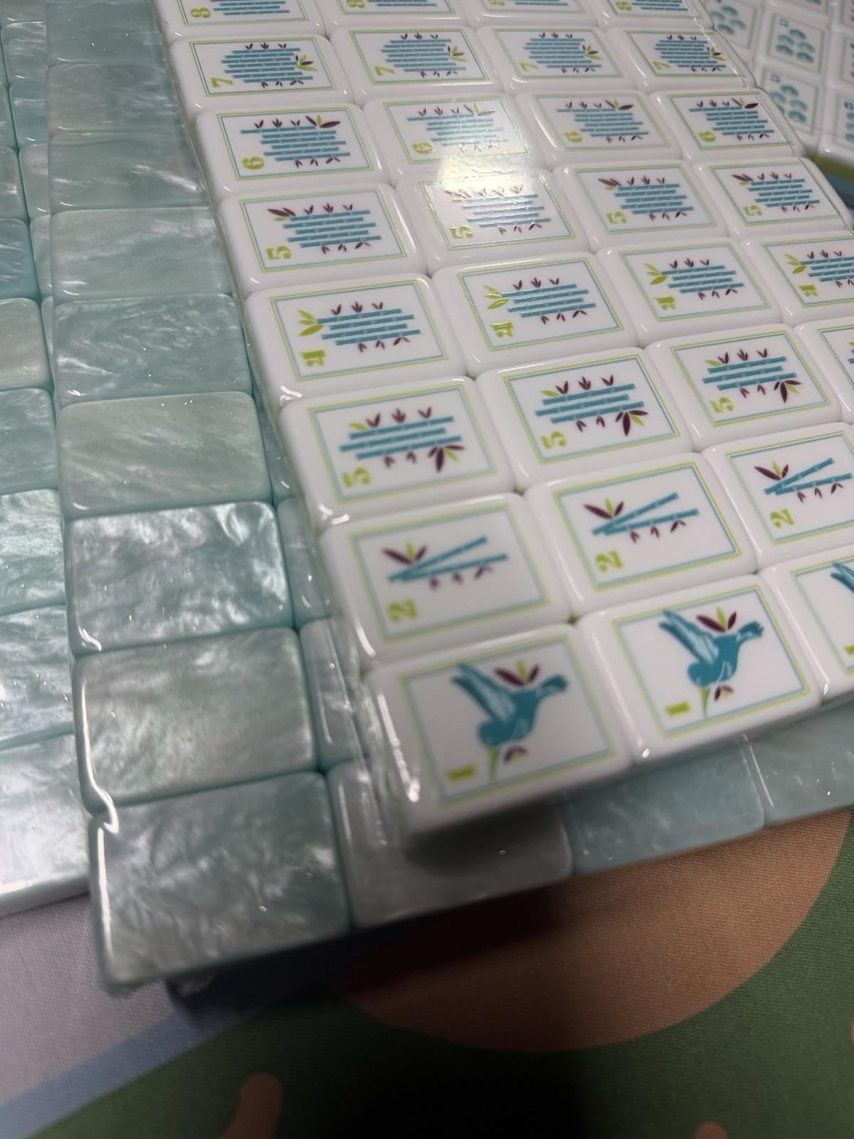 160 Mahjong Playing Tiles for American Style Game（47）