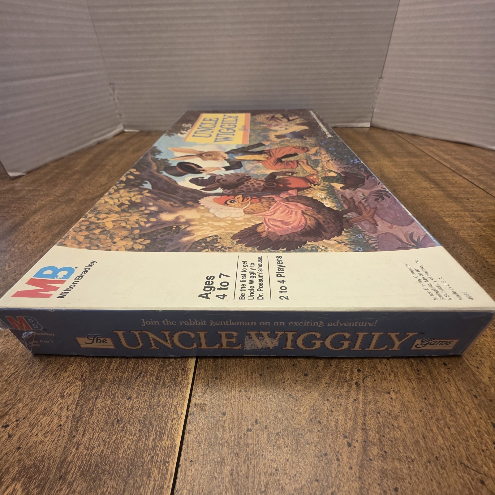 Vintage Uncle Wiggly Board Game – Milton Bradley – 1988 – 100% Complete