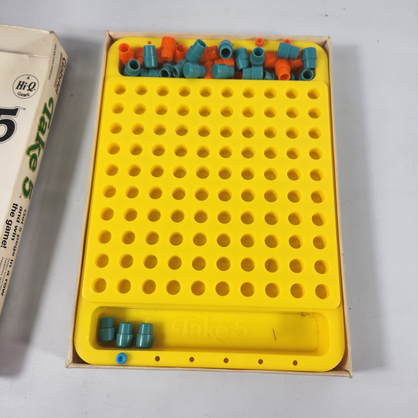 TAKE 5 Board Game W/ Box 1977 Gabriel Strategy VINTAGE