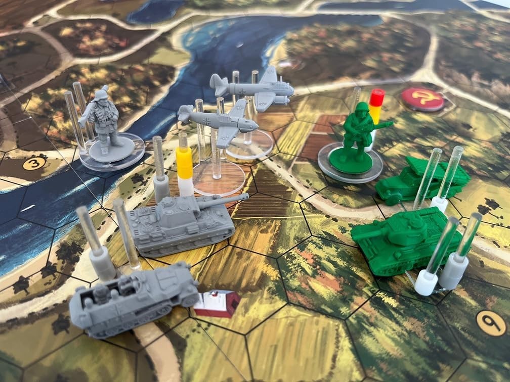 Aces & Armor, WWII War Miniatures Strategy Board Game, Ages 14+, 1-4 Players,…