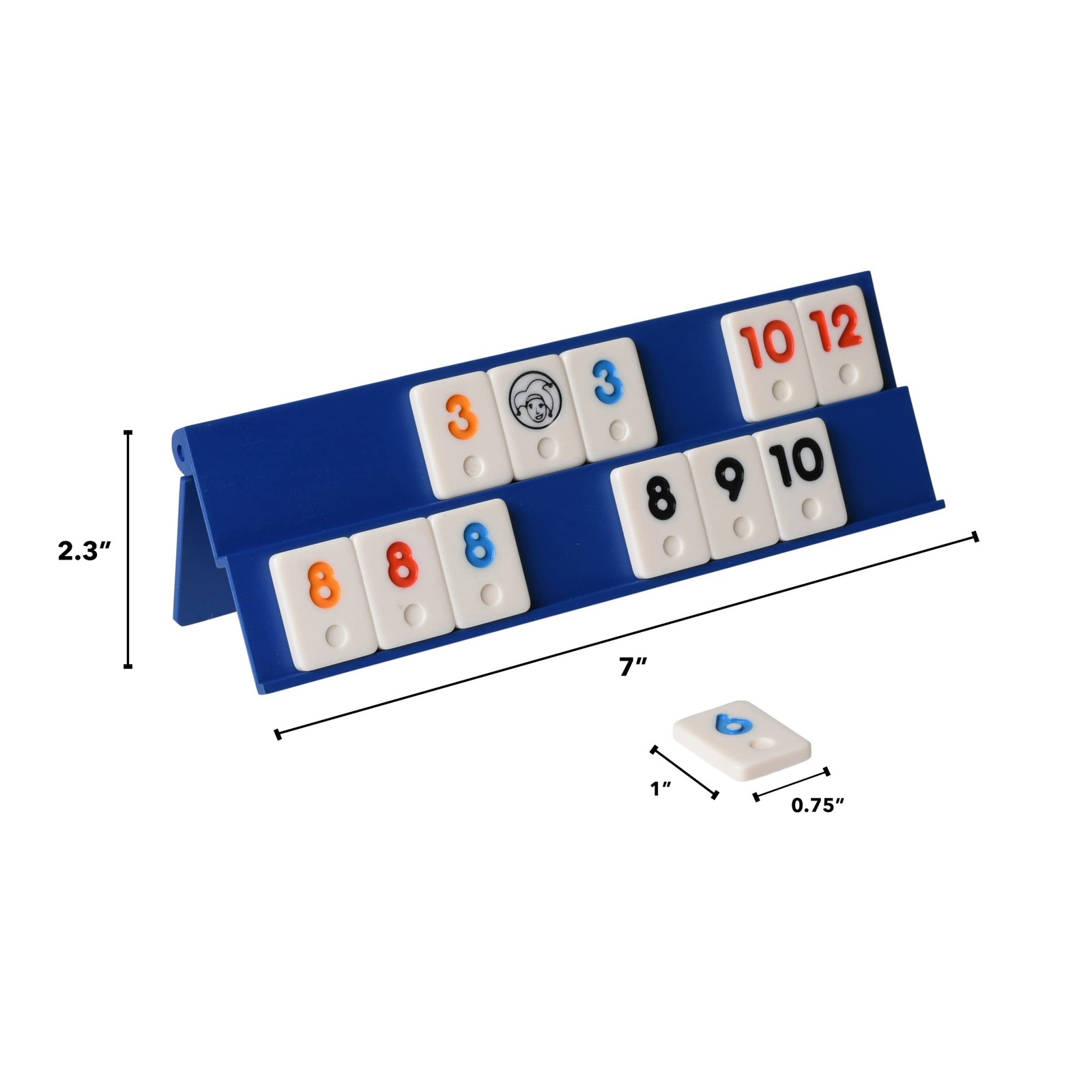 Point Games Classic Mini Rummy Game Set with 4 Exclusive One Size,