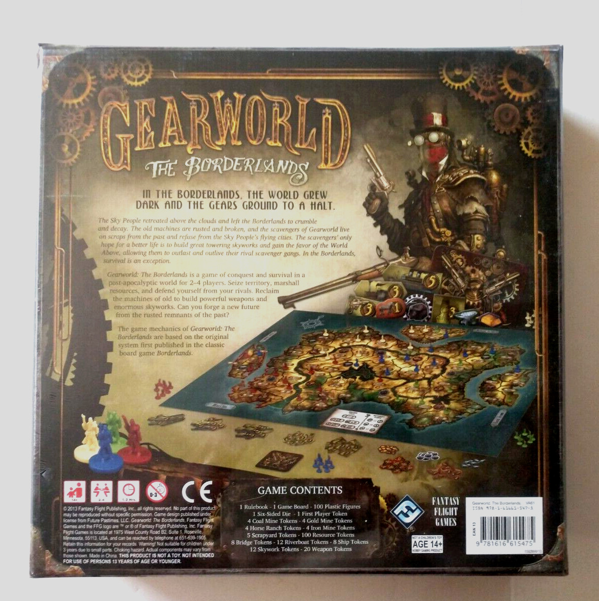 Fantasy Flight GEARWORLD: The Borderlands Post-Apocalyptic Survival Game New