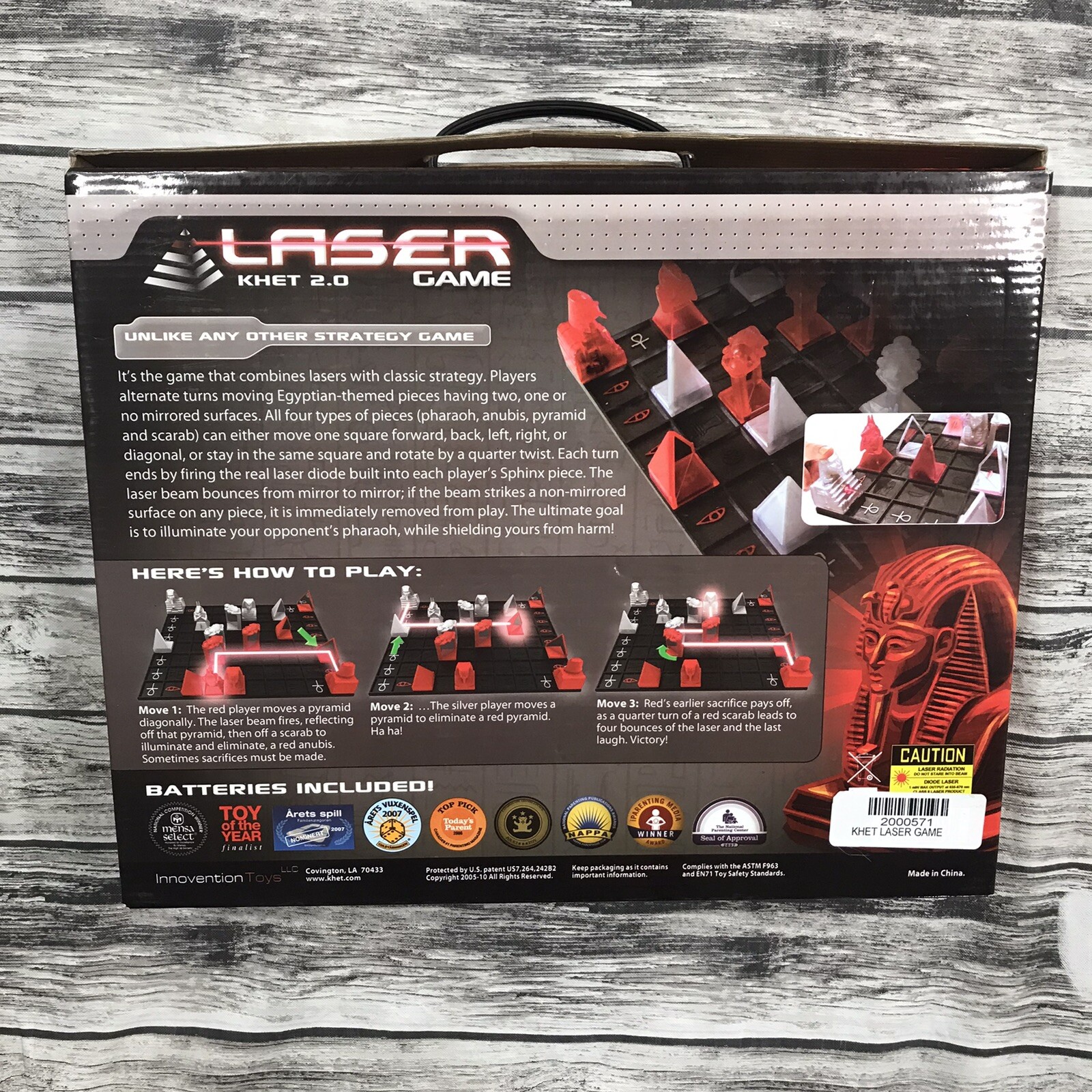 KHET 2.0 Laser Game Used |Toy of the Year | Mensa Select -COMPLETE