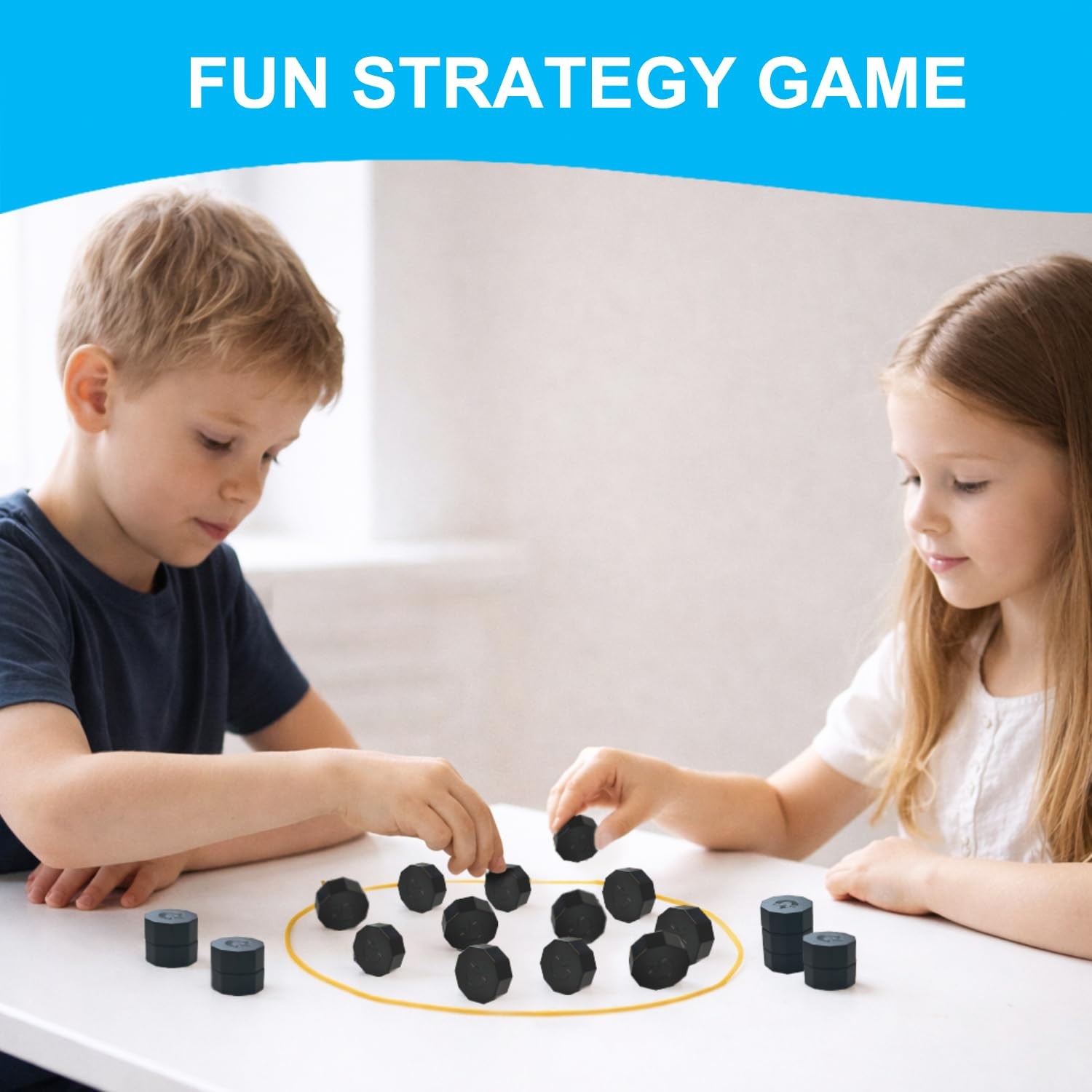 Magnet Game with String for Family Game Night & Travel & Camping – Magnetic C…