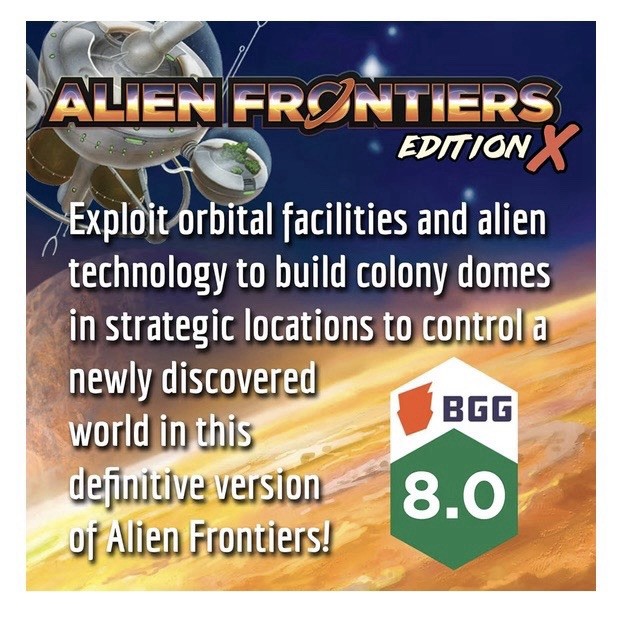 Alien Frontiers Edition X Sci-Fi Expansion Content Incl Strategic Resource Mngt