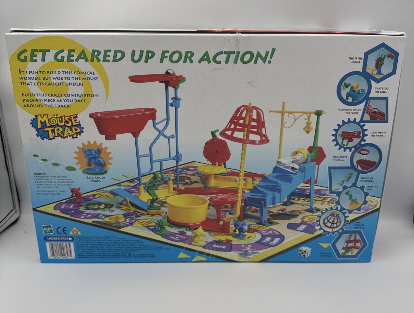 Mouse Trap Board Game Complete 2005 Milton Bradley MB USA Classic Family