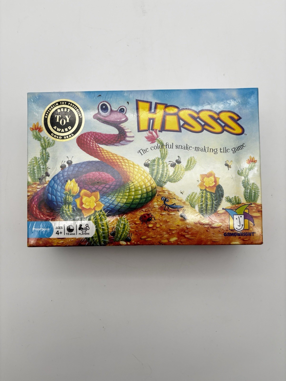 New. HISSS The Colorful Snake Making Tile Matching Game Gamewright. New. Sealed.