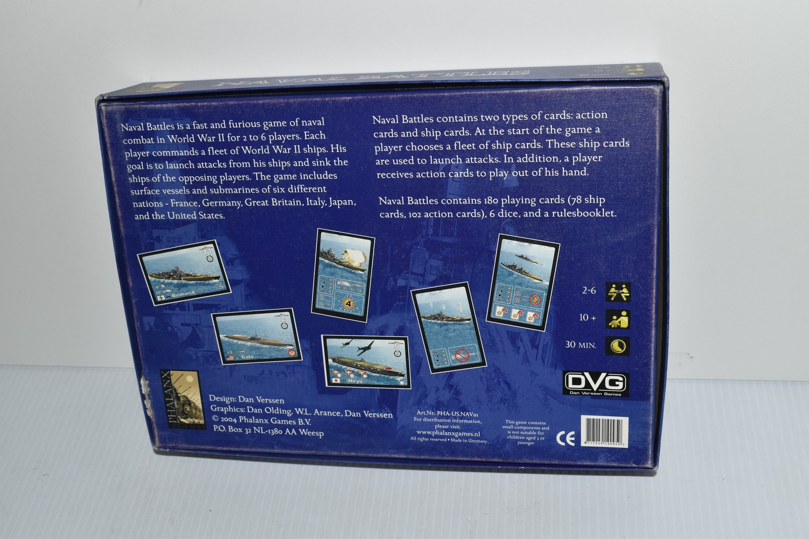 Naval Battles WWII On the High Seas Card Game – Dan Verssen – SEALED (RPB449)