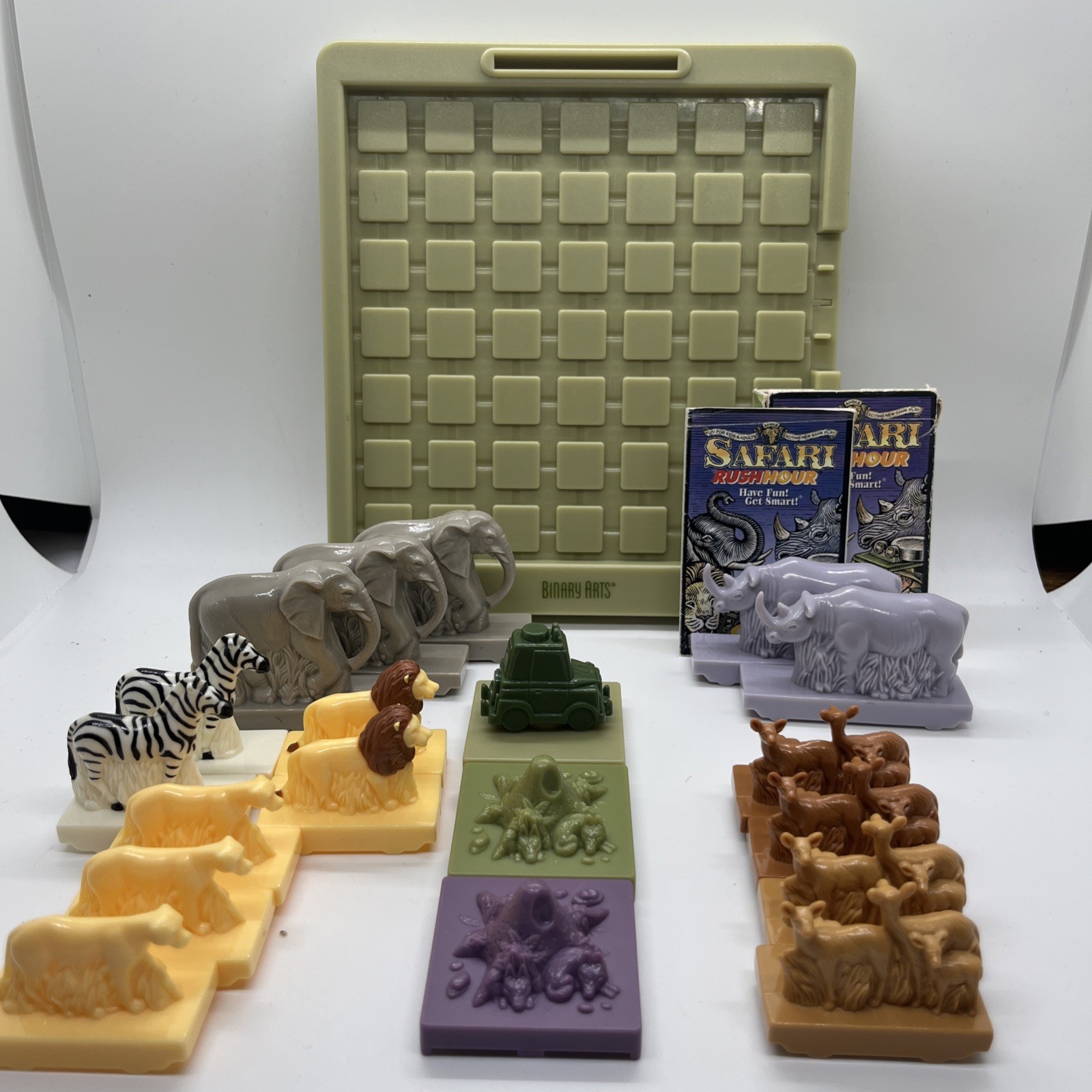 Binary Arts Safari Rush Hour Jungle Escape Game 1999 Vintage Complete Set