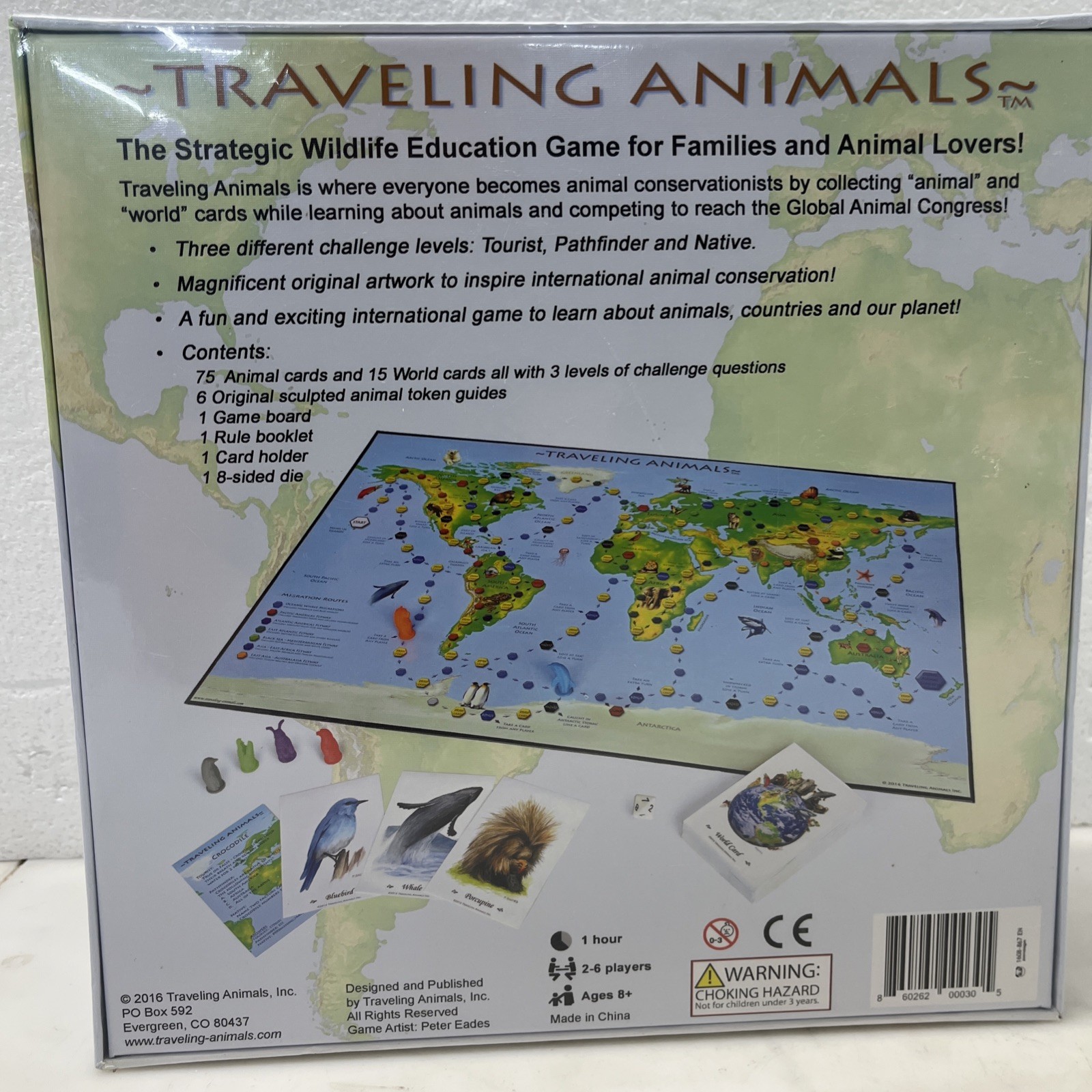 Traveling Animals Race To Save The Animals Board Game