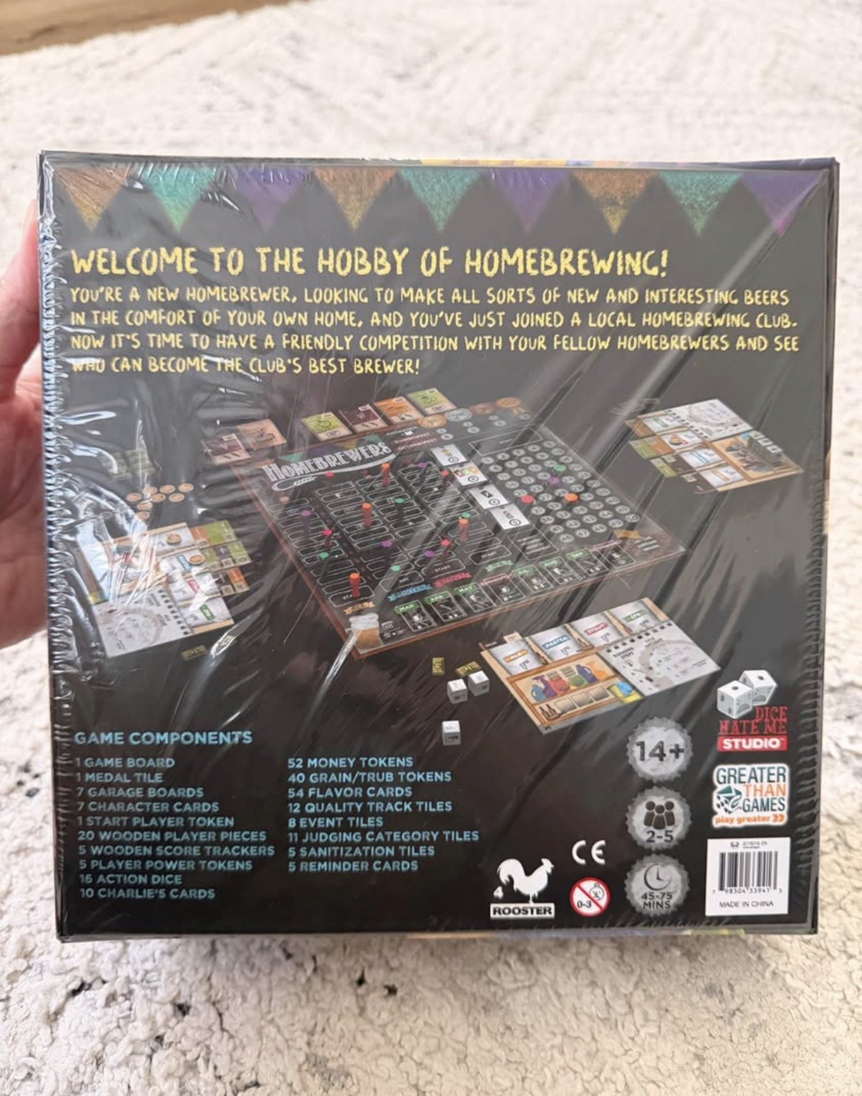 Homebrewers: A Dice Game Of Inventive Beers Greater Than Games New/Sealed