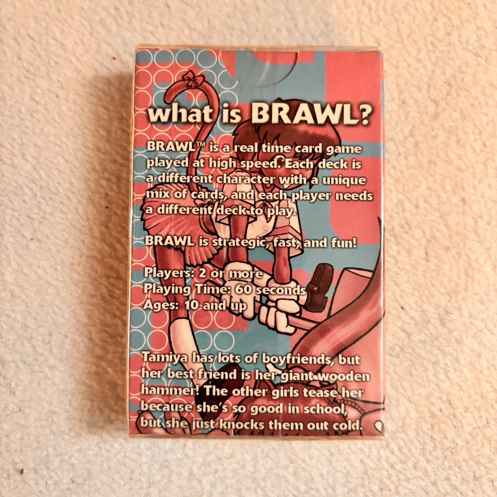 BRAWL Catfight Anime Real Time Card Game Sealed Deck Tamiya Collectible