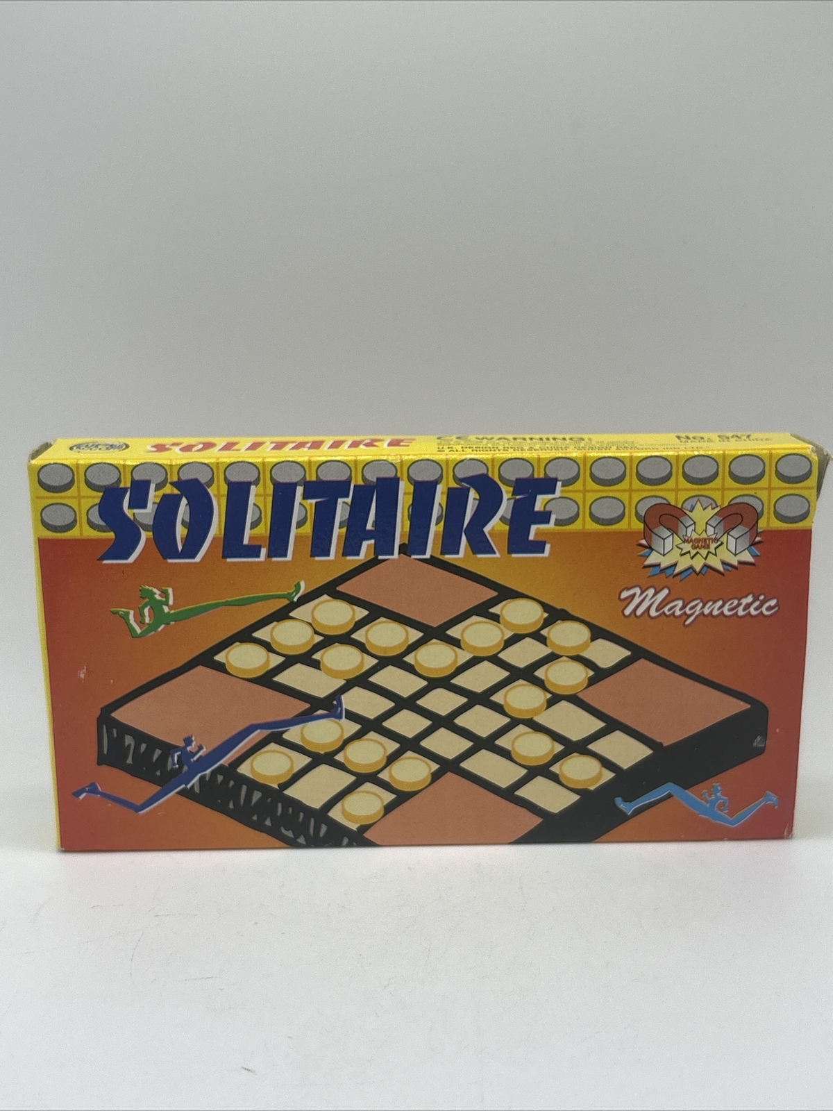 Vtg Magnetic Solitaire Mini Game UK & China Design REG Super Accord Inc