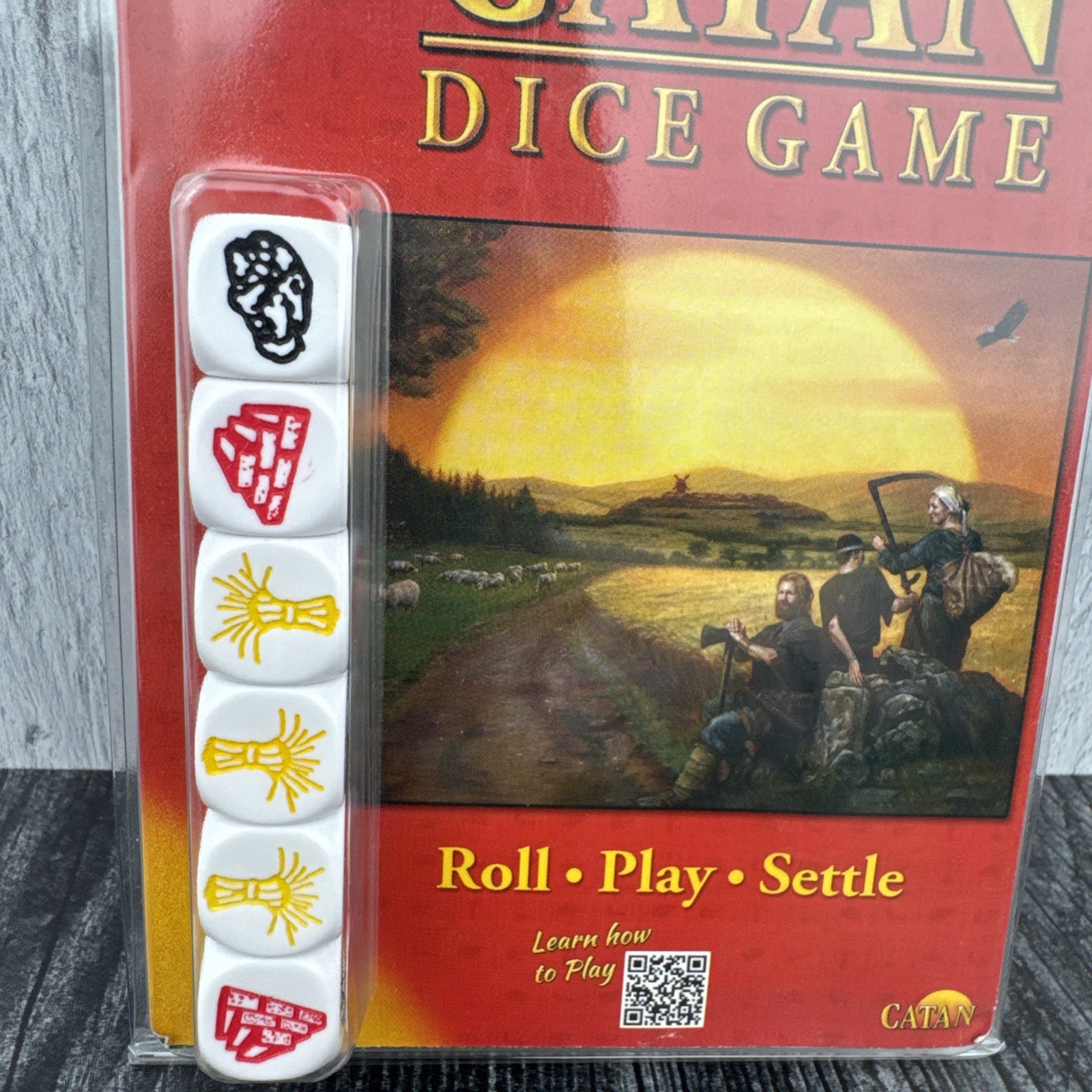 Settlers of Catan Dice Board Game (Roll Play Settle) Brand New Sealed