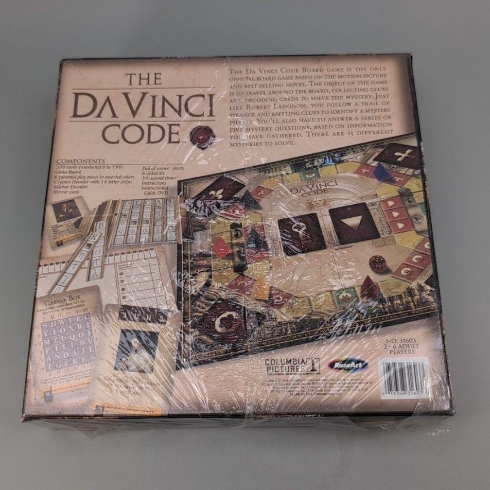 RoseArt The Da Vinci Code Board Game Movie Mystery 2-6 Players Adult Multicolor