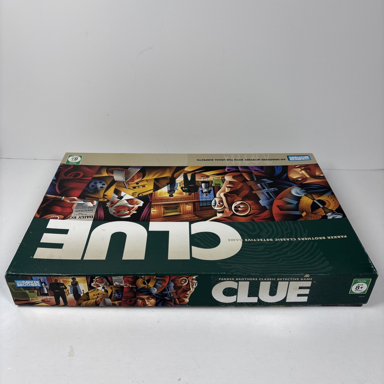 Clue COMPLETE Parker Brothers 2005 Classic Detective Board Game Mystery